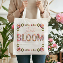 Just Bloom Faux Embroidery Floral Boho Cottagecore