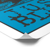 Just Blues Bluesman Poster (Ecke)