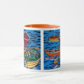"Just Bobbin' Along" 11 oz Becher Tasse (Zentrum)