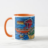 "Just Bobbin' Along" 11 oz Becher Tasse (Links)