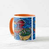 "Just Bobbin' Along" 11 oz Becher Tasse (Vorderseite Links)