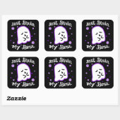 Just Booin My Best Square Sticker (Blatt)