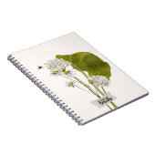 "Just Breathe" a Simple Minimalist Daisy Notebook Notizblock (Rechte Seite)