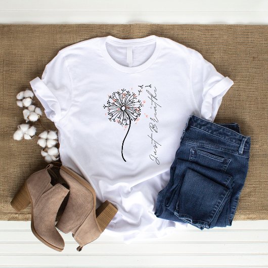 Just Breathe Dandelion Yoga T-Shirt