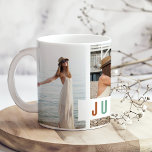 "Just Breathe" Foto Collage Geschenk Kaffeetasse<br><div class="desc">Mit der "Just Breathe" Foto Collage Coffee Tasse finden Sie Ruhe in jedem Schluck. Diese elegante Tasse mit der beruhigenden Phrase "Just Breathe" erinnert an eine Pause, um die kleinen Momente des Lebens zu genießen. Passen Sie die Tasse mit einer Collage Ihrer Lieblings-Fotos an und erstellen Sie so einen einzigartigen...</div>