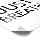 JUST BREATHE FOTODRUCK (Ecke)