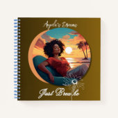 "Just Breathe" Journal Notizblock (Vorderseite)