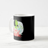 Just Breathe Mindfulness Quote Mug for Daily Calm Kaffeetasse (Vorderseite Links)