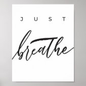 JUST BREATHE Poster (Vorne)