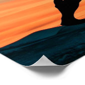 Just Breathe - Yoga Poster (Ecke)