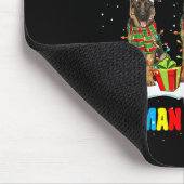 Just Bring German Shepherds Xmas Three Santa Reind Mousepad (Ecke)
