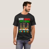 Just Bring German Shepherds Xmas Three Santa Reind T-Shirt (Vorne ganz)