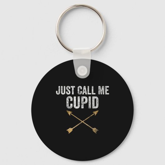 Just Call Me Cud Shirt Retro Arrow Valentine Day  Schlüsselanhänger (Vorderseite)