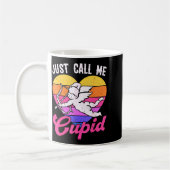 Just Call Me Cud Valentine Cute Arrow Heart Couple Kaffeetasse (Links)