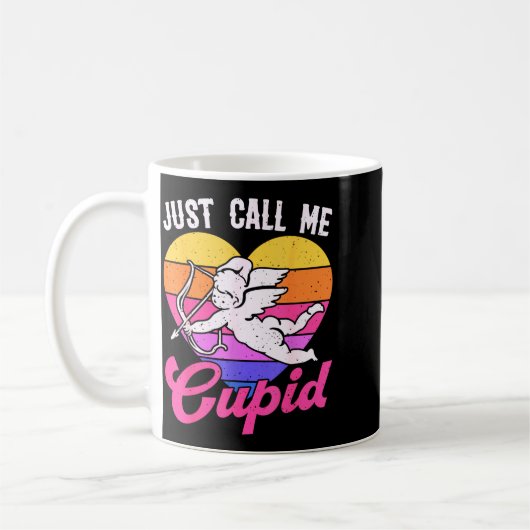 Just Call Me Cud Valentine Cute Arrow Heart Couple Kaffeetasse (Links)