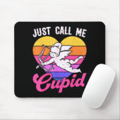 Just Call Me Cud Valentine Cute Arrow Heart Couple Mousepad (Mit Mouse)