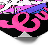 Just Call Me Cud Valentine Cute Arrow Heart Couple Poster (Ecke)