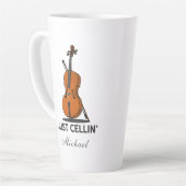 Just Cellin Cellist Performance Music Cello Milchtasse (Linke Ecke)