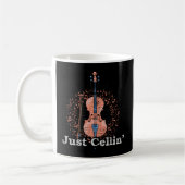 Just Cellin Cello Player Musician Cellist Cello Kaffeetasse (Links)