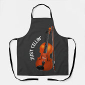 Just Cellin' Funny Chilling Cello Violin Schürze (Vorderseite)