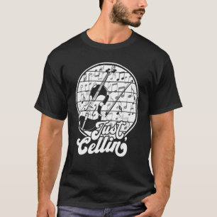 Just Cellin Retro Cello Cellist Musician Orchestre T-Shirt