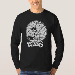 Just Cellin Retro Cello Cellist Musician Orchestre T-Shirt