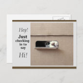 Just Checking Postcard Postkarte (Vorne/Hinten)