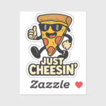 Just Cheesin' Funny Pizza Schlüsselanhänger - Nied