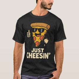 Just Cheesin' Funny Pizza Schlüsselanhänger - Nied T-Shirt