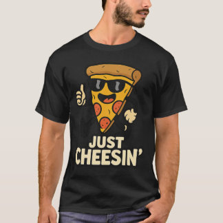 Just Cheesin' Funny Pizza Schlüsselanhänger - Nied T-Shirt