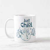 Just Chill Playful Christmas Kaffeetasse (Links)