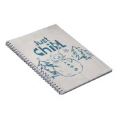 Just Chill Playful Christmas Notizblock (Rechte Seite)