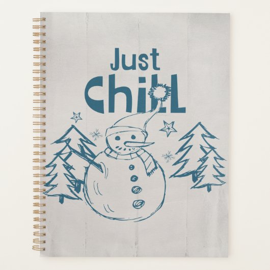 Just Chill Playful Christmas Planer (Vorderseite)