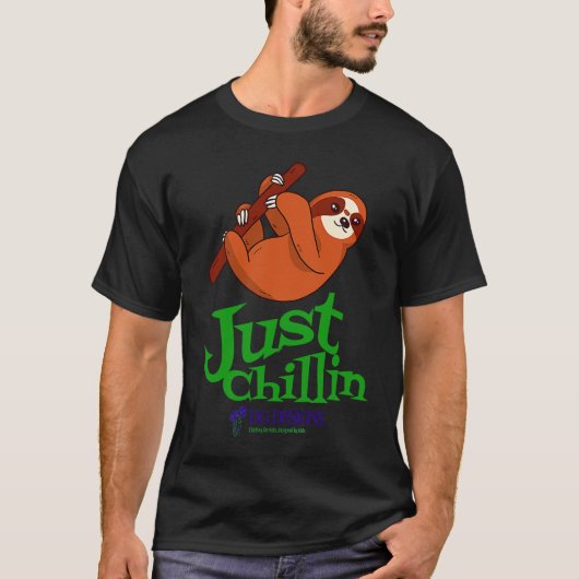 Just Chillin by The Fallible Man Designs T-Shirt (Vorderseite)
