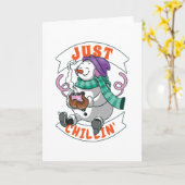 Just Chillin Karte (Gelbe Blume)