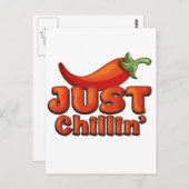 Just Chillin' Postkarte (Vorne/Hinten)