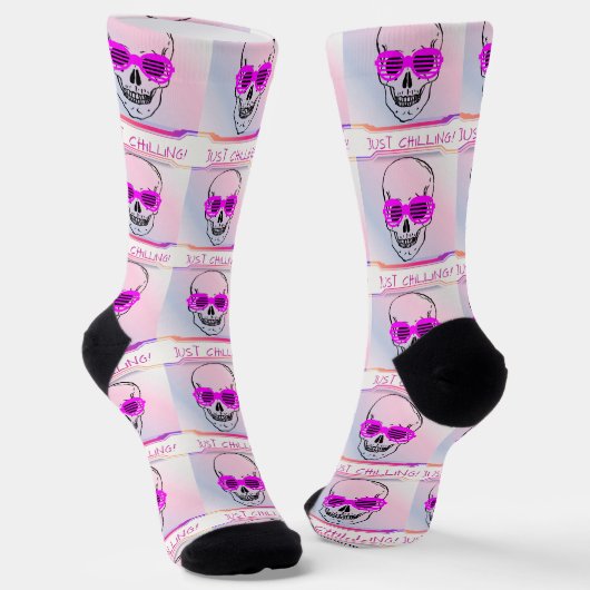 JUST CHILLING CALAVERA SOCKEN (Gewinkelt)