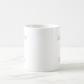 Just Coffee Rose Gold Funny Sprichwort Kaffeetasse (Mittel)