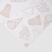 Just Cones Orange Tissue Seidenpapier (Detail)