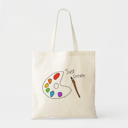 "Just Create" Tragetasche (Vorne)