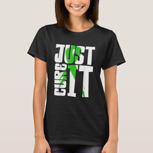 Just Cure It Brain Injury Warrior Ribbon Survivor  T-Shirt (Vorderseite)