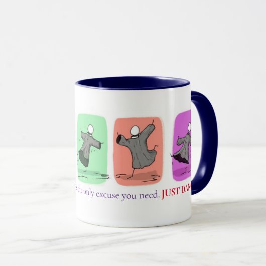 'Just Dance' 11oz Tasse (VorderseiteRechts)