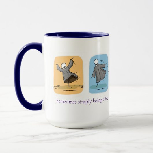 'Just Dance' 15oz Kaffee Tasse (Links)