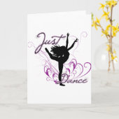 Just Dance Karte (Gelbe Blume)