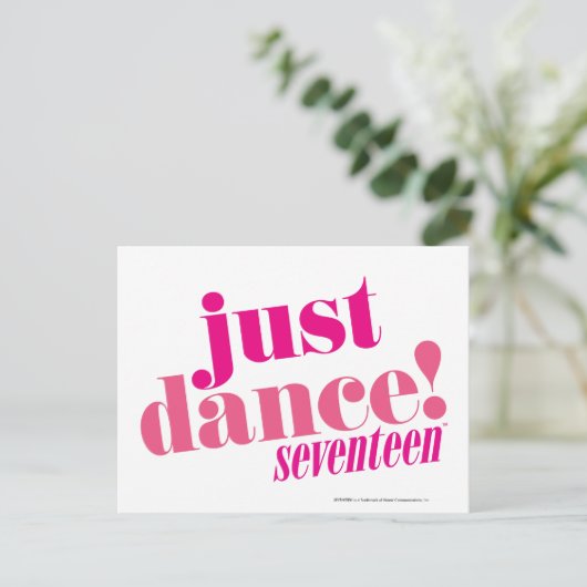 Just Dance - Pink Postkarte (Stehend Vorderseite)