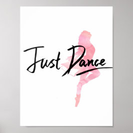 Just Dance Poster (weiß)