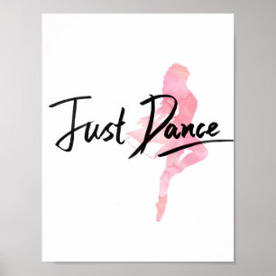Just Dance Poster (weiß)