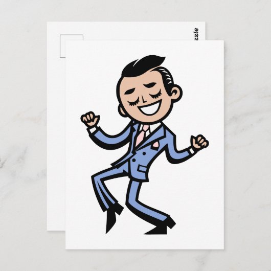 Just Dance Postkarte (Vorne/Hinten)