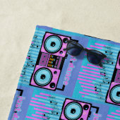 Just Dance Retro Style Boombox Strandtuch (Beispiel)