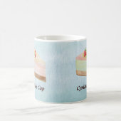 Just Desserts mit Monogram in Soft Wind Farben Kaffeetasse (Mittel)